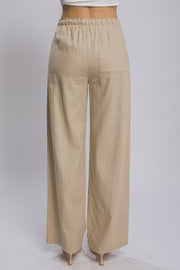 LOVE TREE Drawstring Wide Leg Pants with Pockets LIAXO
