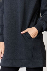 Zenana Oversized Longline Top with Pockets LIAXO